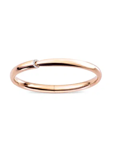 Vhernier Women's Calla The One 18K Rose Gold & 0.05 TCW Diamond Bracelet - Rose Gold | Thumbnail 1 Vhernier Women's Calla The One 18K Rose Gold & 0.05 TCW Diamond Bracelet - Rose Gold | Thumbnail 1