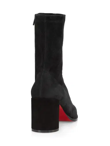 Christian Louboutin Women's Stretchadoxa 70MM Suede Booties - Black | Thumbnail 2 Christian Louboutin Women's Stretchadoxa 70MM Suede Booties - Black | Thumbnail 2