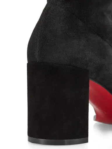 Christian Louboutin Women's Stretchadoxa 70MM Suede Booties - Black | Thumbnail 5 Christian Louboutin Women's Stretchadoxa 70MM Suede Booties - Black | Thumbnail 5