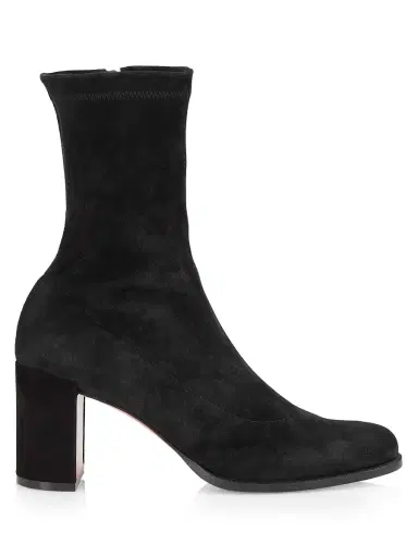 Christian Louboutin Women's Stretchadoxa 70MM Suede Booties - Black | Thumbnail 6 Christian Louboutin Women's Stretchadoxa 70MM Suede Booties - Black | Thumbnail 6