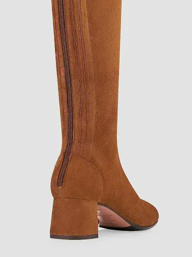 Aquazzura Women's Saint Honore Suede Mid-Calf Boots - Cinnamon | Thumbnail 3 Aquazzura Women's Saint Honore Suede Mid-Calf Boots - Cinnamon | Thumbnail 3