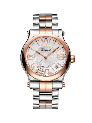 Chopard Women's Happy Sport Stainless Steel, 18K Rose Gold & 0.35 TCW Diamond Bracelet Watch/36MM - Rose Gold | Thumbnail 1 Chopard Women's Happy Sport Stainless Steel, 18K Rose Gold & 0.35 TCW Diamond Bracelet Watch/36MM - Rose Gold | Thumbnail 1