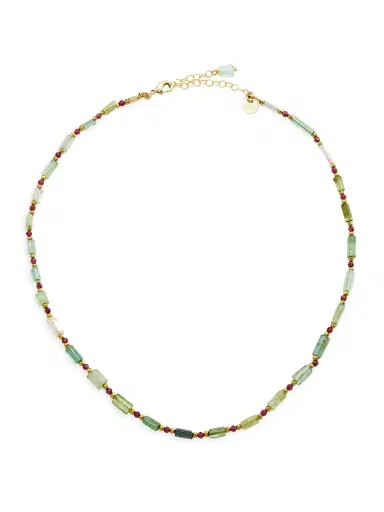 Room Service Women's Precious Romulus, Tourmaline & Garnet 24K Gold-Plated Necklace | Thumbnail 4 Room Service Women's Precious Romulus, Tourmaline & Garnet 24K Gold-Plated Necklace | Thumbnail 4