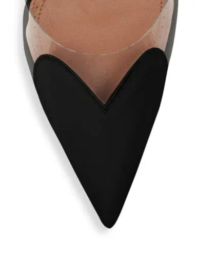 Alaïa Women's Le Coeur 90MM PVC Mules - Noir | Thumbnail 3 Alaïa Women's Le Coeur 90MM PVC Mules - Noir | Thumbnail 3