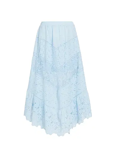 Queen Moda Women's Calla Lace Midi Skirt | Thumbnail 1 Queen Moda Women's Calla Lace Midi Skirt | Thumbnail 1