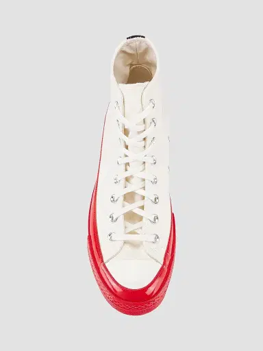 Comme des Garçons PLAY Men's CdG PLAY x Converse Chuck 70 High-Top Sneakers | Thumbnail 5 Comme des Garçons PLAY Men's CdG PLAY x Converse Chuck 70 High-Top Sneakers | Thumbnail 5