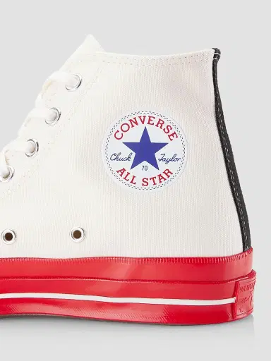 Comme des Garçons PLAY Men's CdG PLAY x Converse Chuck 70 High-Top Sneakers | Thumbnail 6 Comme des Garçons PLAY Men's CdG PLAY x Converse Chuck 70 High-Top Sneakers | Thumbnail 6