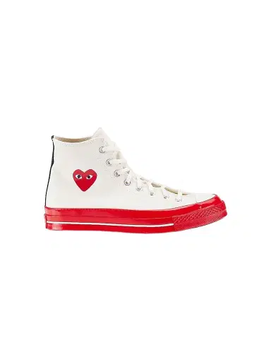 Comme des Garçons PLAY Men's CdG PLAY x Converse Chuck 70 High-Top Sneakers | Thumbnail 1 Comme des Garçons PLAY Men's CdG PLAY x Converse Chuck 70 High-Top Sneakers | Thumbnail 1
