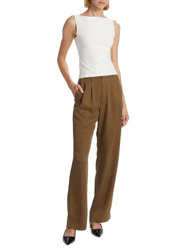 Reformation Women's Dusk Knit Top - Fior Di Latte | Thumbnail 2 Reformation Women's Dusk Knit Top - Fior Di Latte | Thumbnail 2