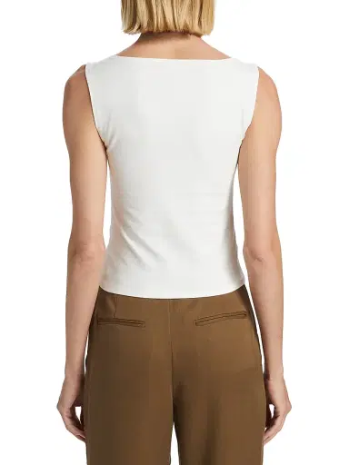 Reformation Women's Dusk Knit Top - Fior Di Latte | Thumbnail 5 Reformation Women's Dusk Knit Top - Fior Di Latte | Thumbnail 5