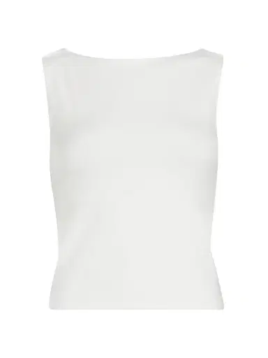 Reformation Women's Dusk Knit Top - Fior Di Latte | Thumbnail 1 Reformation Women's Dusk Knit Top - Fior Di Latte | Thumbnail 1
