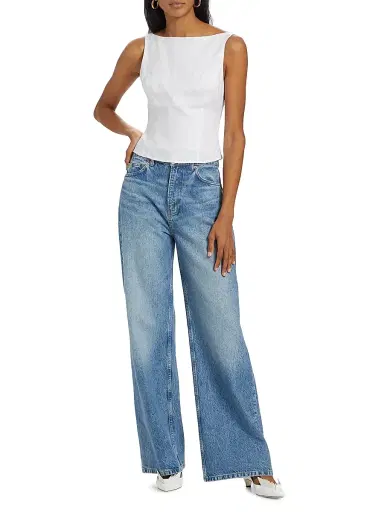 Reformation Women's Cary High-Rise Wide-Leg Jeans - Colorado | Thumbnail 2 Reformation Women's Cary High-Rise Wide-Leg Jeans - Colorado | Thumbnail 2