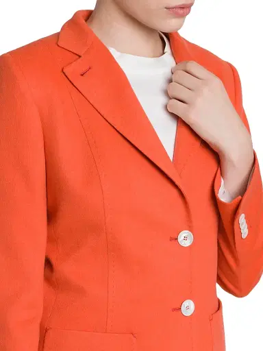 Kiton Women's Cashmere Blazer - Orange - Size 10 | Thumbnail 5 Kiton Women's Cashmere Blazer - Orange - Size 10 | Thumbnail 5