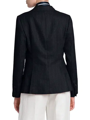 Kiton Women's Wool Single-Breasted Blazer | Thumbnail 5 Kiton Women's Wool Single-Breasted Blazer | Thumbnail 5