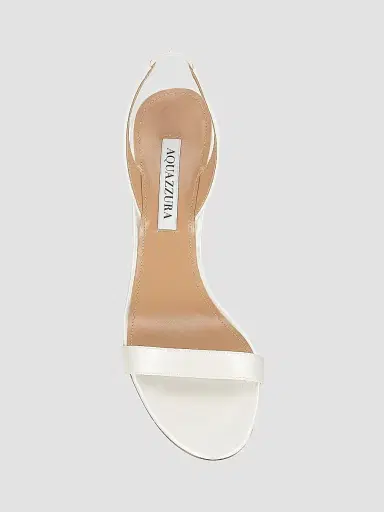 Aquazzura Women's So Nude Satin Slingback Sandals | Thumbnail 5 Aquazzura Women's So Nude Satin Slingback Sandals | Thumbnail 5