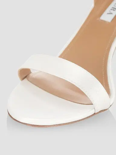Aquazzura Women's So Nude Satin Slingback Sandals | Thumbnail 6 Aquazzura Women's So Nude Satin Slingback Sandals | Thumbnail 6