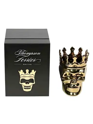 Thompson Ferrier Wood Charnel Gold Bonaparte Skull Candle - Wood Charnel | Thumbnail 2 Thompson Ferrier Wood Charnel Gold Bonaparte Skull Candle - Wood Charnel | Thumbnail 2