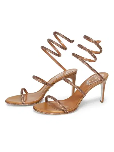 René Caovilla Women's Cleo 75MM Satin Sandals | Thumbnail 2 René Caovilla Women's Cleo 75MM Satin Sandals | Thumbnail 2