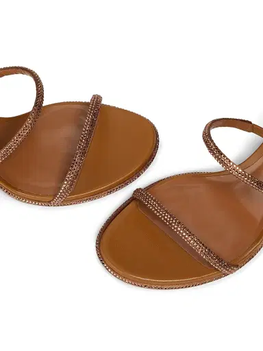 René Caovilla Women's Cleo 75MM Satin Sandals | Thumbnail 4 René Caovilla Women's Cleo 75MM Satin Sandals | Thumbnail 4