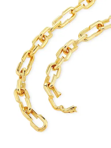 Foundrae Women's Strong Hearts 18K Yellow Gold Chain Necklace - Gold | Thumbnail 3 Foundrae Women's Strong Hearts 18K Yellow Gold Chain Necklace - Gold | Thumbnail 3
