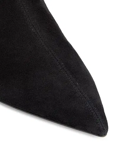 Aquazzura Women's Montmartre 50MM Suede Booties - Black - Size 11 | Thumbnail 5 Aquazzura Women's Montmartre 50MM Suede Booties - Black - Size 11 | Thumbnail 5