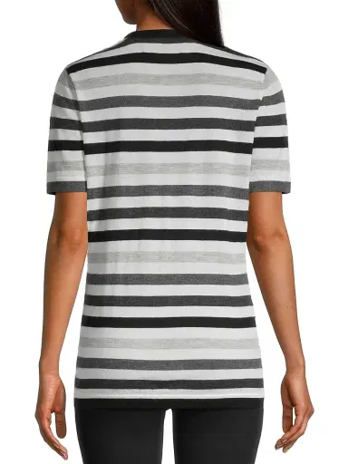 Hudson's Bay Company Women's Striped Cashmere Sweater | Thumbnail 2 Hudson's Bay Company Women's Striped Cashmere Sweater | Thumbnail 2
