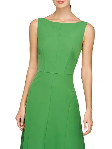 Kay Unger Women's Amari Crêpe Cocktail Dress - Lush Green | Thumbnail 5 Kay Unger Women's Amari Crêpe Cocktail Dress - Lush Green | Thumbnail 5