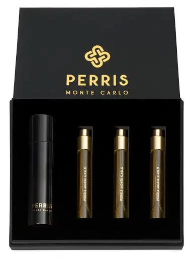 Perris Monte Carlo Rose de Taif Extrait de Parfum 5-Piece Travel Spray Set | Thumbnail 1 Perris Monte Carlo Rose de Taif Extrait de Parfum 5-Piece Travel Spray Set | Thumbnail 1