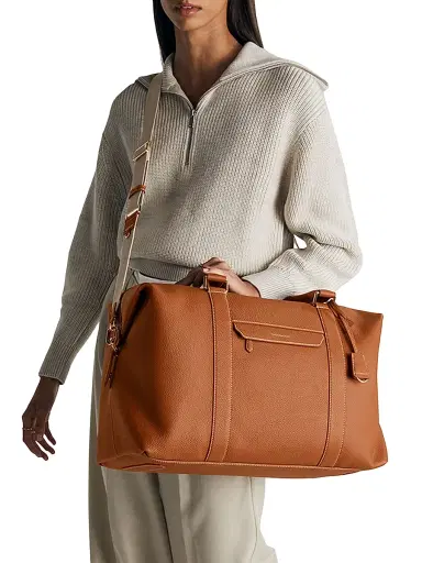 MAISON de SABRÉ Men's Leather Duffle Bag | Thumbnail 2 MAISON de SABRÉ Men's Leather Duffle Bag | Thumbnail 2