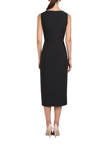 Kay Unger Women's Brynn Stretch Crepe Sheath Dress - Black | Thumbnail 3 Kay Unger Women's Brynn Stretch Crepe Sheath Dress - Black | Thumbnail 3