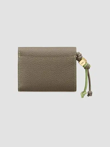 MAISON de SABRÉ Women's Leather Trifold Wallet - Cashmere Matcha | Thumbnail 3 MAISON de SABRÉ Women's Leather Trifold Wallet - Cashmere Matcha | Thumbnail 3