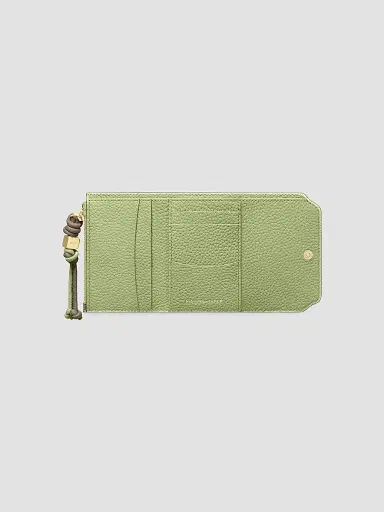 MAISON de SABRÉ Women's Leather Trifold Wallet - Cashmere Matcha | Thumbnail 5 MAISON de SABRÉ Women's Leather Trifold Wallet - Cashmere Matcha | Thumbnail 5