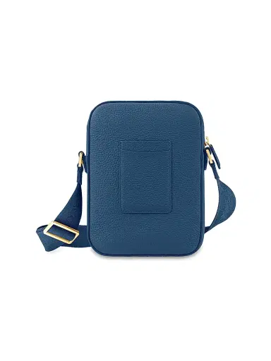 MAISON de SABRÉ Leather Messenger Bag - Pacific Blue | Thumbnail 2 MAISON de SABRÉ Leather Messenger Bag - Pacific Blue | Thumbnail 2