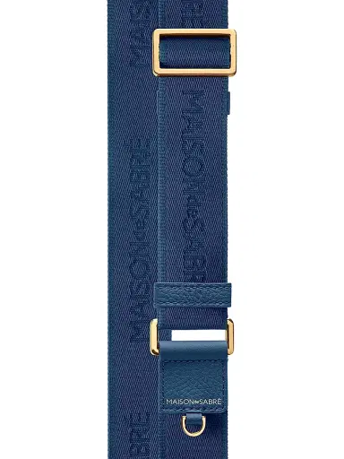 MAISON de SABRÉ Leather Messenger Bag - Pacific Blue | Thumbnail 7 MAISON de SABRÉ Leather Messenger Bag - Pacific Blue | Thumbnail 7