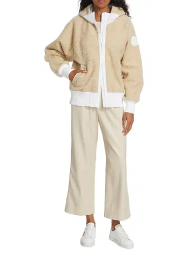 Canada Goose Women's Simcoe Fleece High-Neck Hooded Jacket - Mist Grey | Thumbnail 2 Canada Goose Women's Simcoe Fleece High-Neck Hooded Jacket - Mist Grey | Thumbnail 2