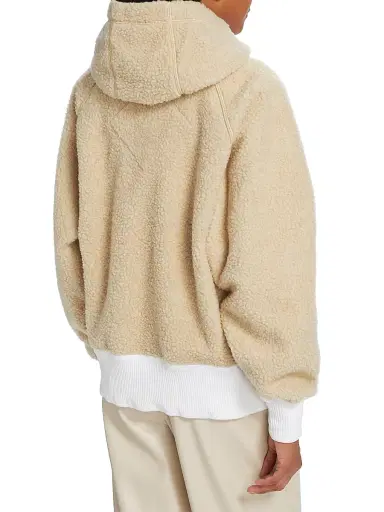 Canada Goose Women's Simcoe Fleece High-Neck Hooded Jacket - Mist Grey | Thumbnail 5 Canada Goose Women's Simcoe Fleece High-Neck Hooded Jacket - Mist Grey | Thumbnail 5