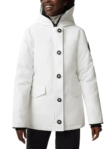 Canada Goose Women's Black Label Rossclair Down Parka - North Star White | Thumbnail 2 Canada Goose Women's Black Label Rossclair Down Parka - North Star White | Thumbnail 2