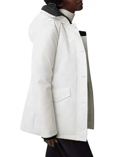 Canada Goose Women's Black Label Rossclair Down Parka - North Star White | Thumbnail 4 Canada Goose Women's Black Label Rossclair Down Parka - North Star White | Thumbnail 4