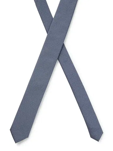 BOSS Men's Silk Blend Tie with Jacquard Woven Pattern - Blue | Thumbnail 3 BOSS Men's Silk Blend Tie with Jacquard Woven Pattern - Blue | Thumbnail 3
