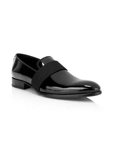 To Boot New York Men's Perry Patent Leather Loafers - Black | Thumbnail 2 To Boot New York Men's Perry Patent Leather Loafers - Black | Thumbnail 2