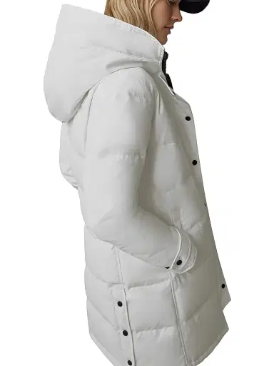 Canada Goose Women's Shelburne Down-Filled Parka - North Star White | Thumbnail 4 Canada Goose Women's Shelburne Down-Filled Parka - North Star White | Thumbnail 4