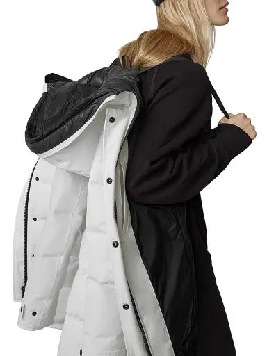 Canada Goose Women's Shelburne Down-Filled Parka - North Star White | Thumbnail 6 Canada Goose Women's Shelburne Down-Filled Parka - North Star White | Thumbnail 6
