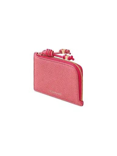 MAISON de SABRÉ Women's Leather Zip Card Holder - Candy Fuchsia | Thumbnail 4 MAISON de SABRÉ Women's Leather Zip Card Holder - Candy Fuchsia | Thumbnail 4