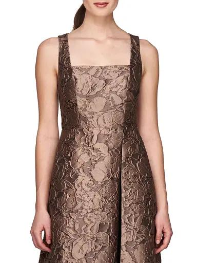 Kay Unger Women's Emerson Jacquard Walk-Through Jumpsuit | Thumbnail 6 Kay Unger Women's Emerson Jacquard Walk-Through Jumpsuit | Thumbnail 6