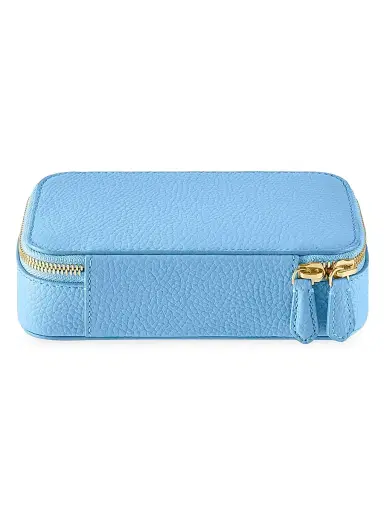 MAISON de SABRÉ Women's Leather Jewelry Case - Sky Blue | Thumbnail 3 MAISON de SABRÉ Women's Leather Jewelry Case - Sky Blue | Thumbnail 3