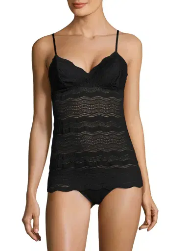 Cosabella Women's Dolce Long Camisole - Black | Thumbnail 4 Cosabella Women's Dolce Long Camisole - Black | Thumbnail 4