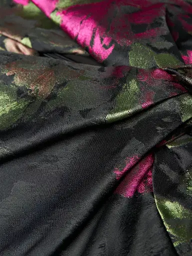 Kay Unger Women's Rosemarie Floral Jacquard Cocktail Dress - Bright Rose Multi | Thumbnail 7 Kay Unger Women's Rosemarie Floral Jacquard Cocktail Dress - Bright Rose Multi | Thumbnail 7
