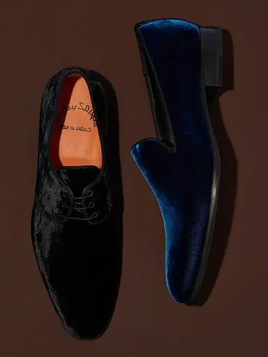 To Boot New York Men's Bolton Velvet Formal Loafers | Thumbnail 7 To Boot New York Men's Bolton Velvet Formal Loafers | Thumbnail 7