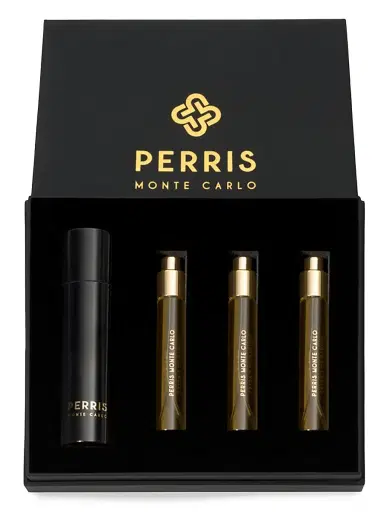 Perris Monte Carlo Absolue d'Osmanthe Extrait de Parfum 5-Piece Travel Spray Set | Thumbnail 1 Perris Monte Carlo Absolue d'Osmanthe Extrait de Parfum 5-Piece Travel Spray Set | Thumbnail 1