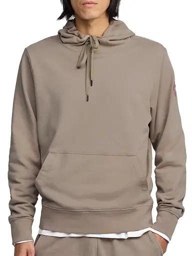 Canada Goose Men's Huron Drawstring Hoodie - Limestone | Thumbnail 4 Canada Goose Men's Huron Drawstring Hoodie - Limestone | Thumbnail 4